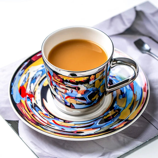 Picasso Guernica Mirror Coffee Cup with Saucer