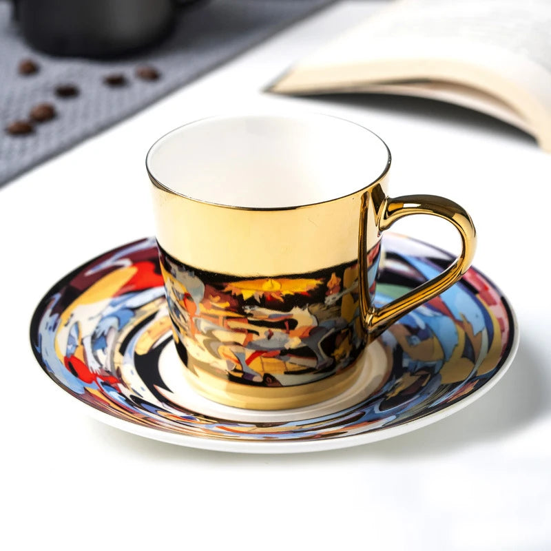 Picasso Guernica Mirror Coffee Cup with Saucer